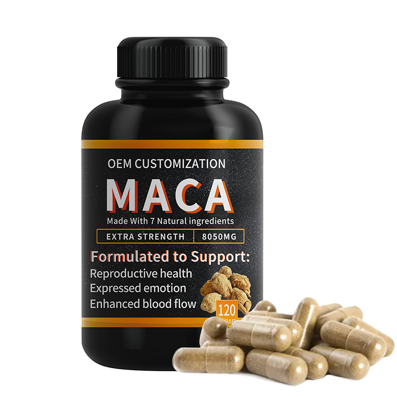 OEM ODM Organic Maca Root Extract Maca Powder 500mg Maca Root Capsules Supplement