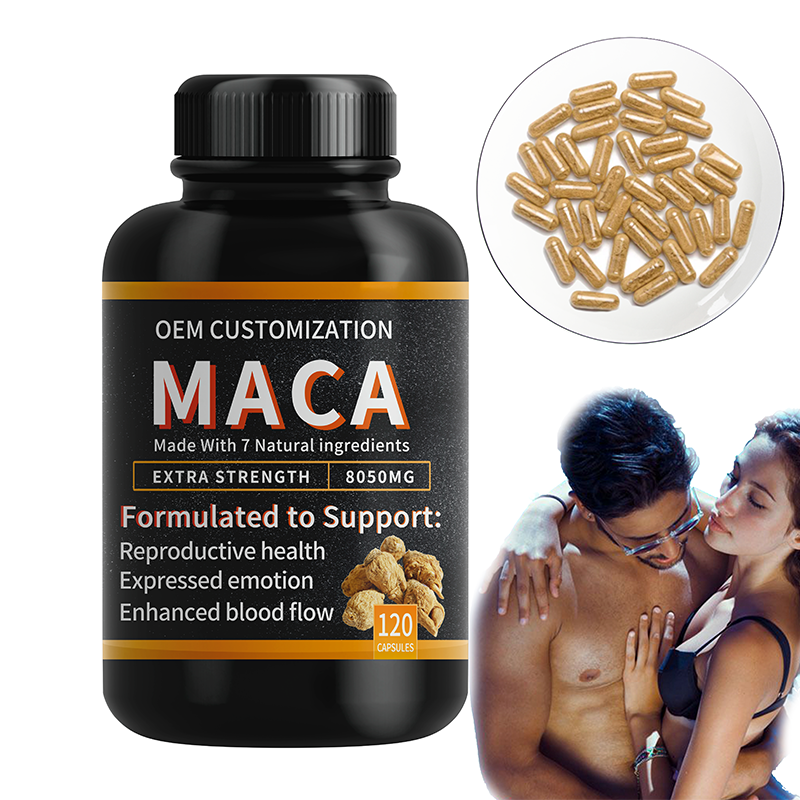 OEM ODM Organic Maca Root Extract Maca Powder 500mg Maca Root Capsules Supplement