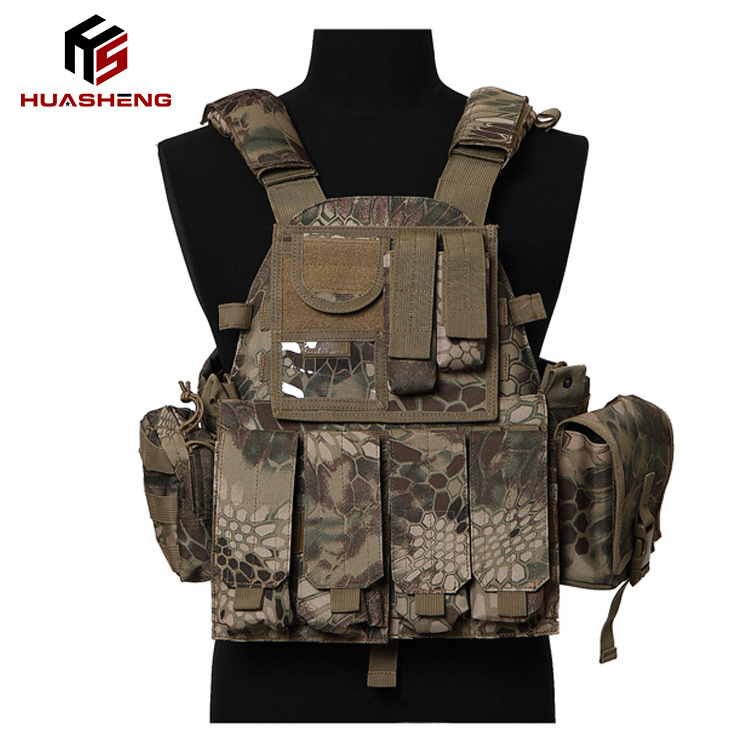 Tactical Molle Surplus Vest with Pouches Camouflage Vest