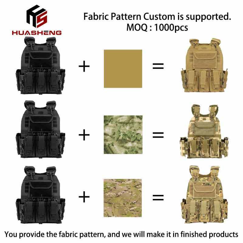 OEM Custom Nylon Protection Vest Molle Plate Carrier Tactical Vest