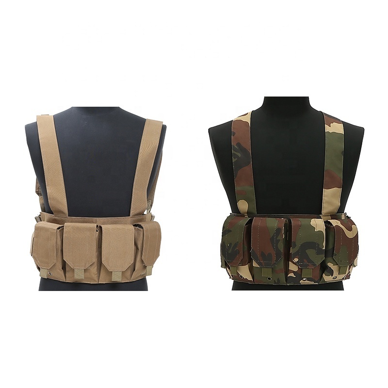 Outdoor adventure magazine pouch tactical chest rig vest