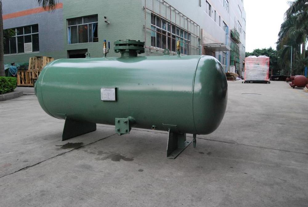 Horizontal oil separator Liquid Receiver refrigeration parts Suction accumulator For Condensing Unit