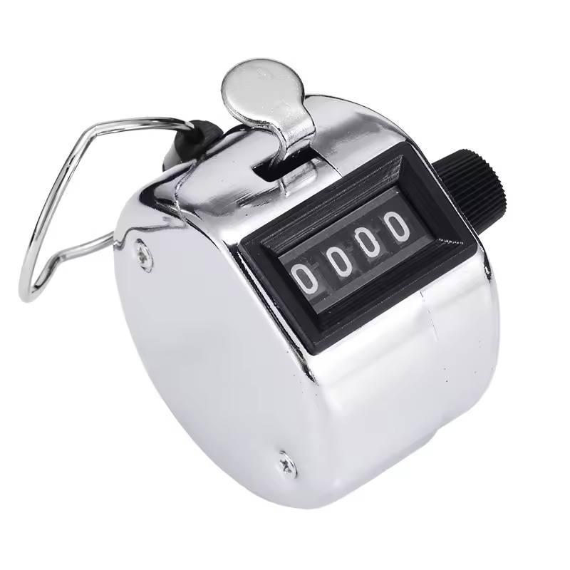 NEW Mechanical Digit Handheld Manual Number Tally Counter Numbers Clicker Digital Finger Tally Counter Promotional gift