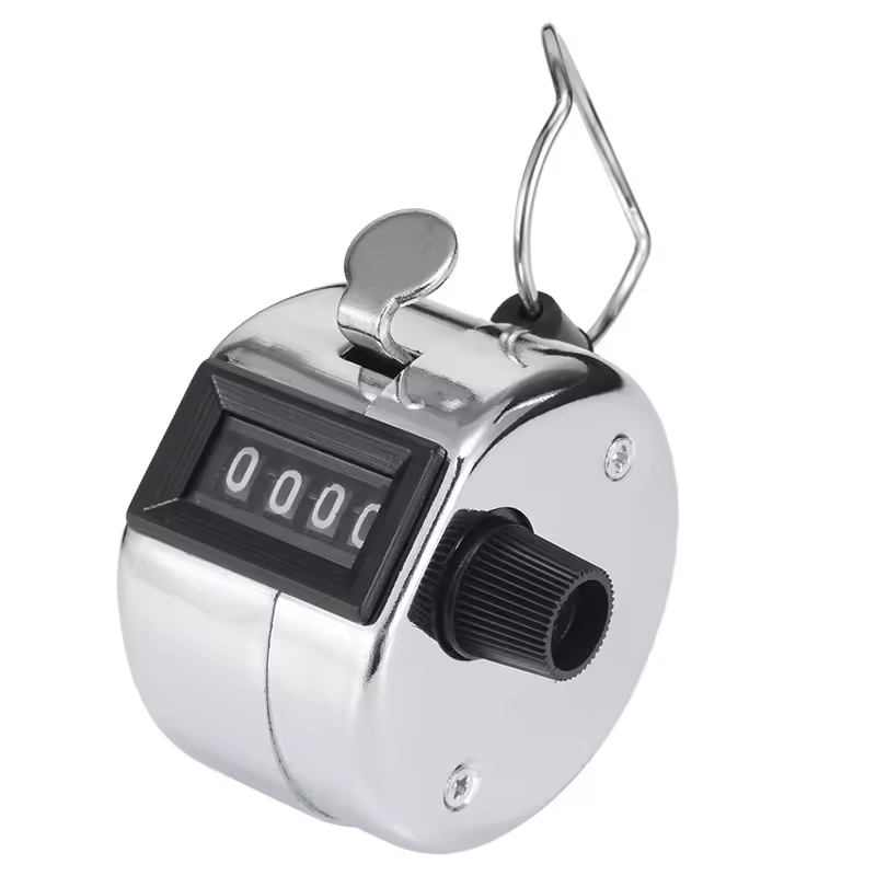 NEW Mechanical Digit Handheld Manual Number Tally Counter Numbers Clicker Digital Finger Tally Counter Promotional gift