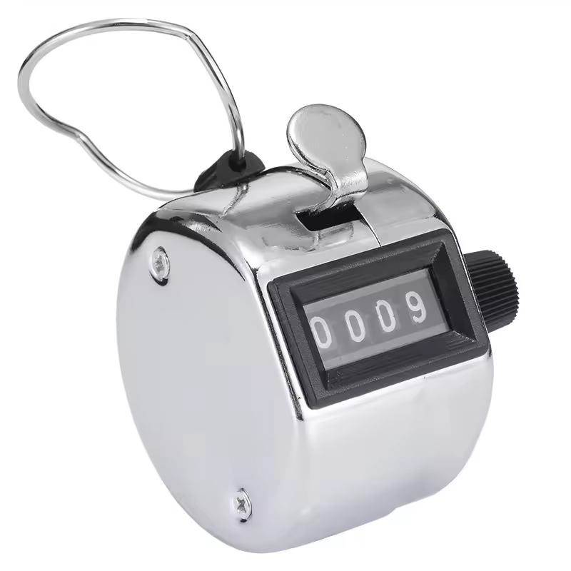 NEW Mechanical Digit Handheld Manual Number Tally Counter Numbers Clicker Digital Finger Tally Counter Promotional gift