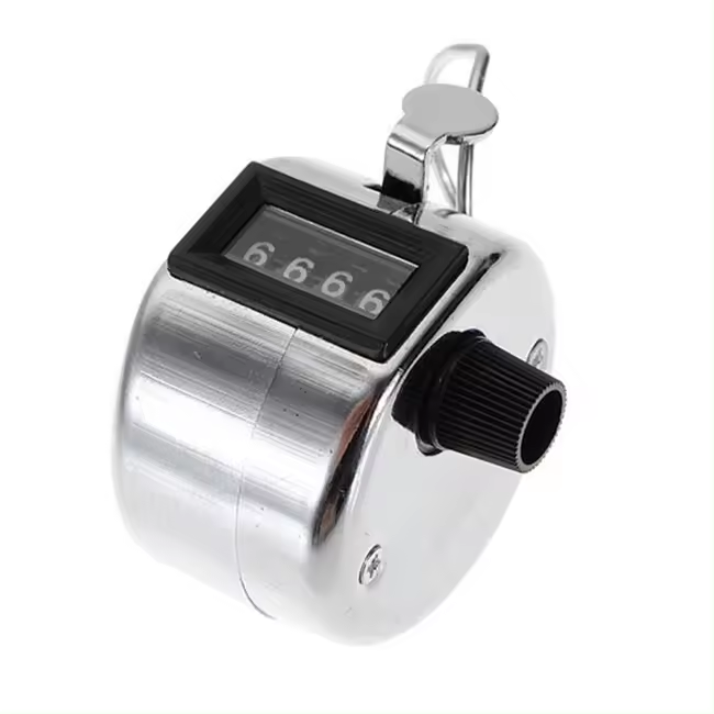 NEW Mechanical Digit Handheld Manual Number Tally Counter Numbers Clicker Digital Finger Tally Counter Promotional gift