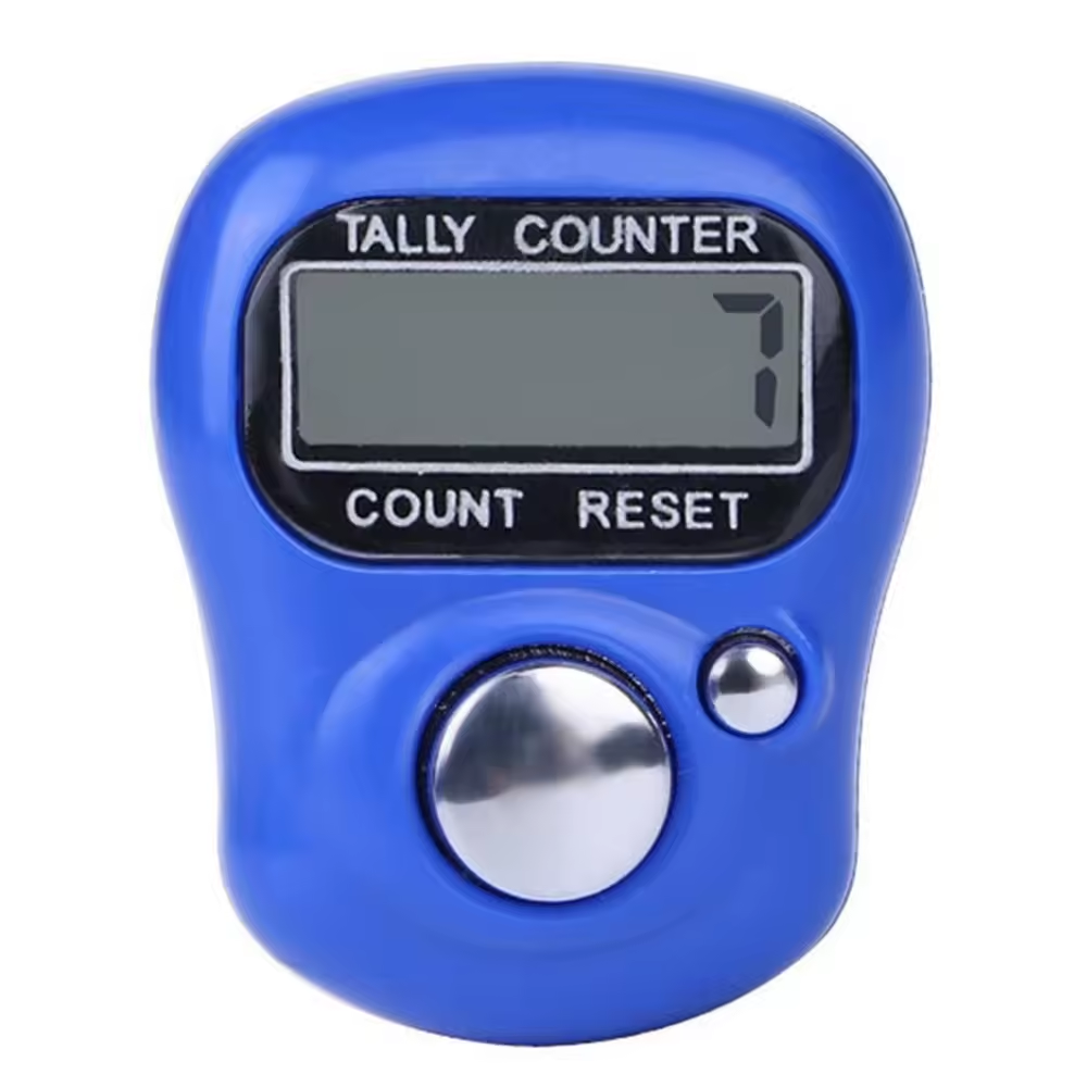 hot Mini LCD Digital Display Finger Ring Tally Counter Golf Sport Counter Muslim Digital Tasbih Counter