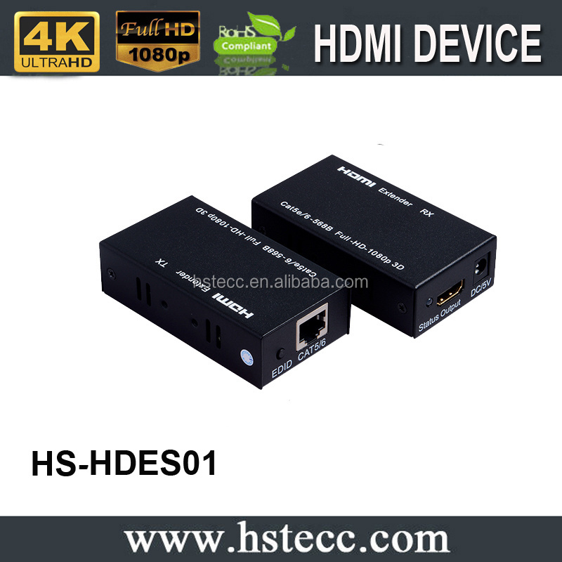 4K HDMI Extender 60m over cat 5e / cat 6 Support IR Remote Control