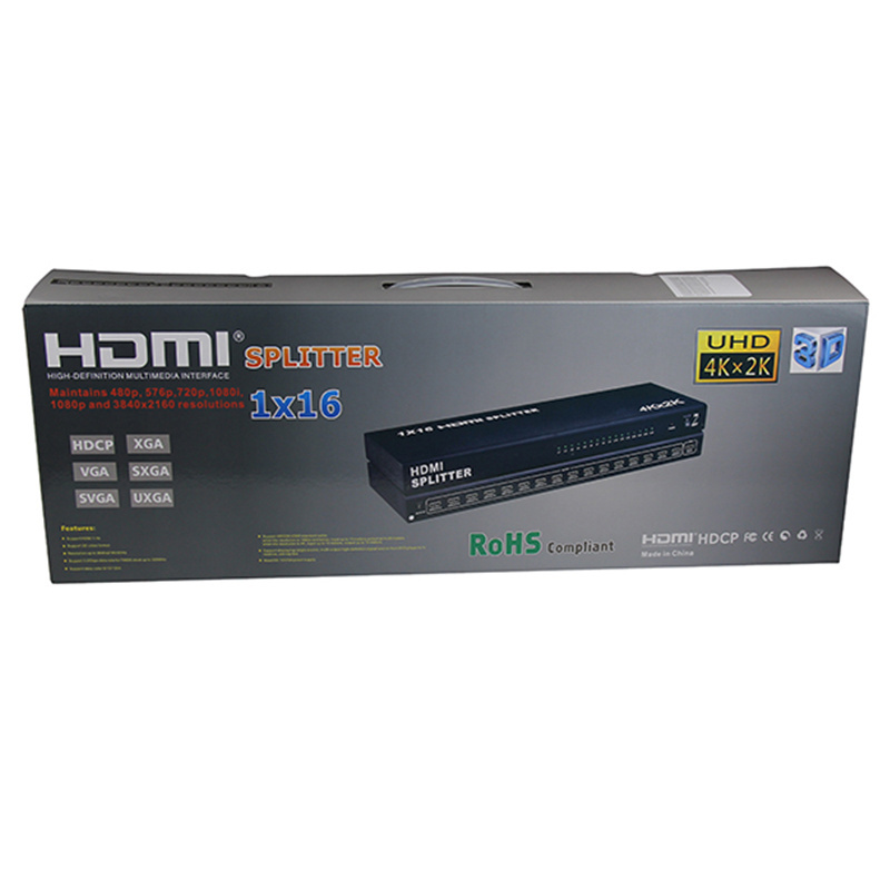 Best selling 1080P 4K 3D Video HDMI Switch 1x16 switcher matrix hdmi splitter