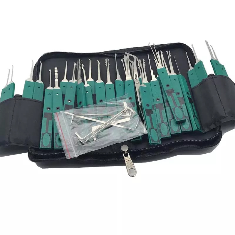 Hot sale  KL307 lock pick kit 32+6 PCS professional locksmith tools training kit