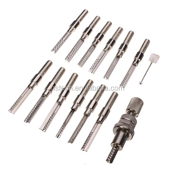 Hot Sale Dimple Lock Pick kit quick Bump Keys opener locksmith tools for Kaba Bump lockpicking tool