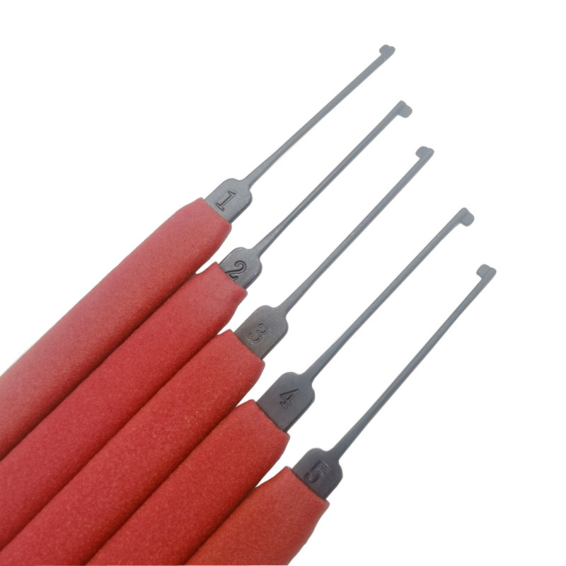 Red kaba lock picks tools 8+2 for HUK lockpicking tools lockpicking tool set