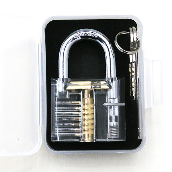 Locksmith tools Transparent Clear Practice Padlock for Picking Skill