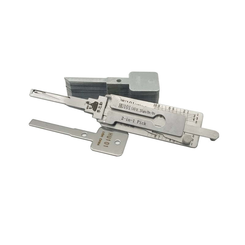 Lishi HU101 v.3 2 in 1 Car Door Lock Pick Decoder Unlock Tool