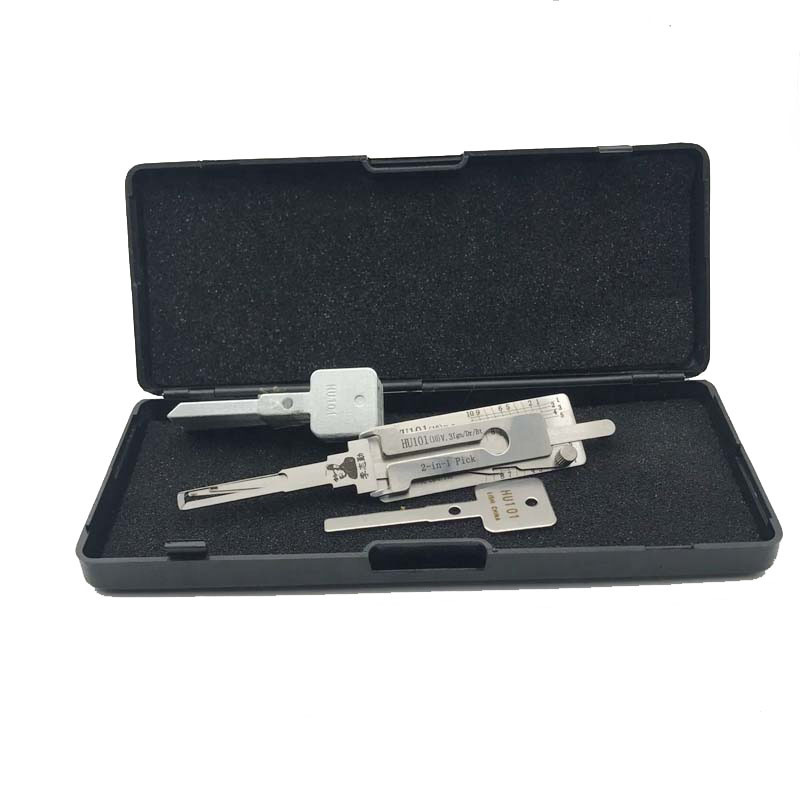 Lishi HU101 v.3 2 in 1 Car Door Lock Pick Decoder Unlock Tool