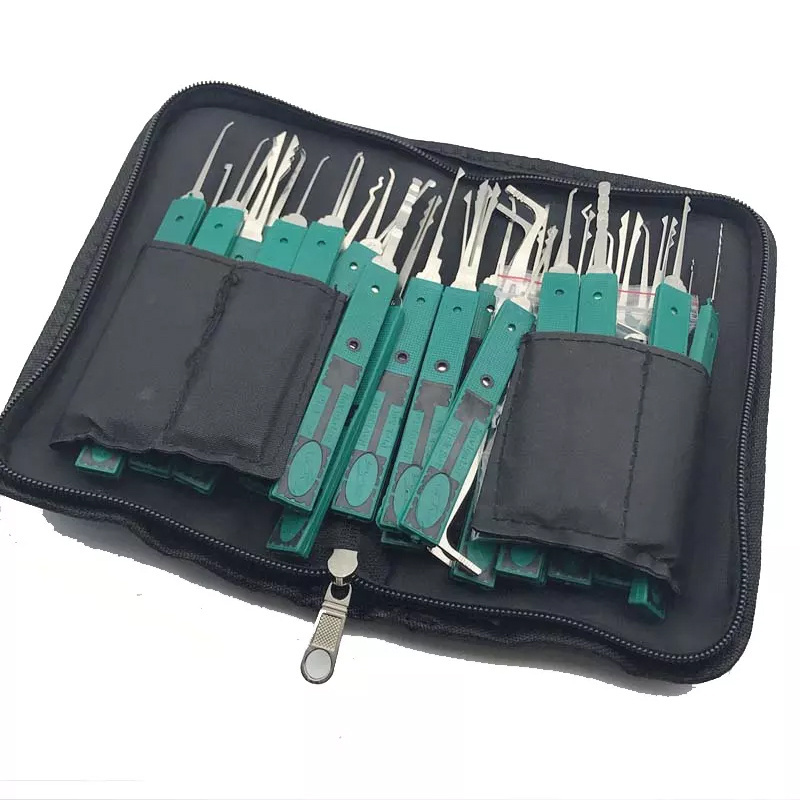 Hot sale  KL307 lock pick kit 32+6 PCS professional locksmith tools training kit