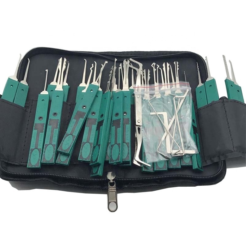 KLOM KL307 lock pick kit 32+6 PCS professional locksmith tools training kit