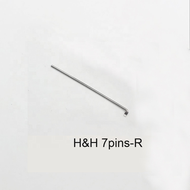 Hot sale H&H mul t 5pins-r  5 pins l   7pins r lock pick decoder needle