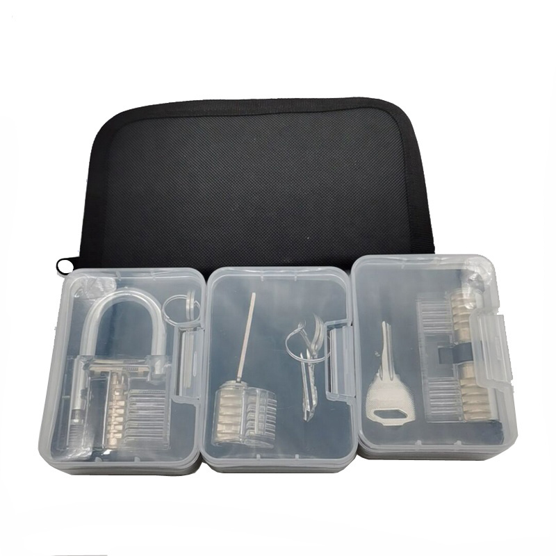 20 Pcs Cutaway Practice Padlock lock picking kit With Broken Key Removing Hook Extractor Set  China locksmith suppliers