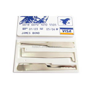 james bond Credit Card Lock Pick Set Lock Pick Mini Tools