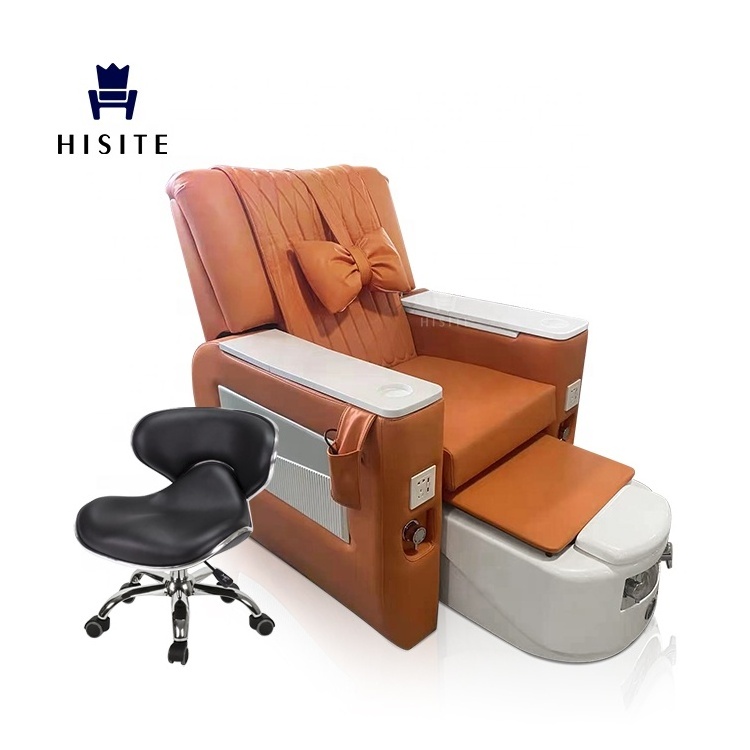 Hisite Modern Nail Salon Manicure Pedicure Chair for Client with Jets