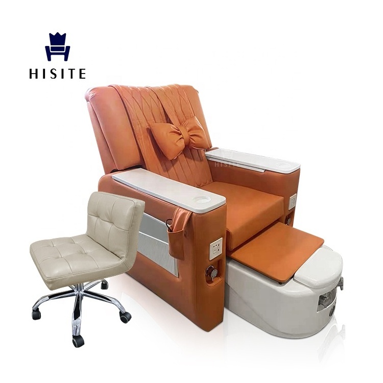 Hisite Modern Nail Salon Manicure Pedicure Chair for Client with Jets