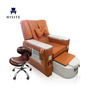 Hisite Modern Nail Salon Manicure Pedicure Chair for Client with Jets