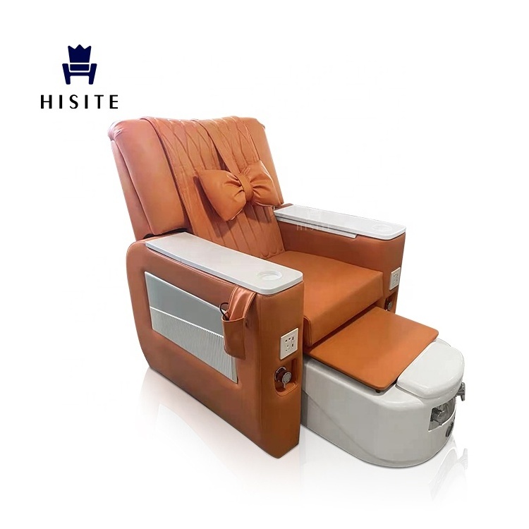 Hisite Modern Nail Salon Manicure Pedicure Chair for Client with Jets