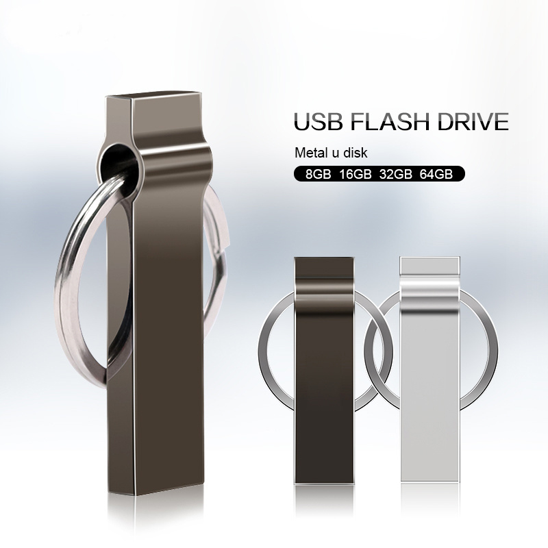 Custom Logo Mini Usb Stick 2.0 Metal Pendrive 32GB expansion 1TB 2TB Pen Drive 64GB 2GB 4GB 32GB 16GB 8GB Usb  Flash Drive