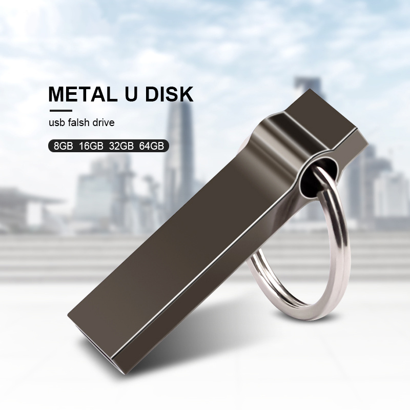 Custom Logo Mini Usb Stick 2.0 Metal Pendrive 32GB expansion 1TB 2TB Pen Drive 64GB 2GB 4GB 32GB 16GB 8GB Usb  Flash Drive