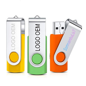 Factory Customized LOGO Flash Drive USB 2.0 3.0 Stick 1GB 2GB 4GB 8GB 16GB 32GB 64GB 128GB Wholesale USB Flash Drive