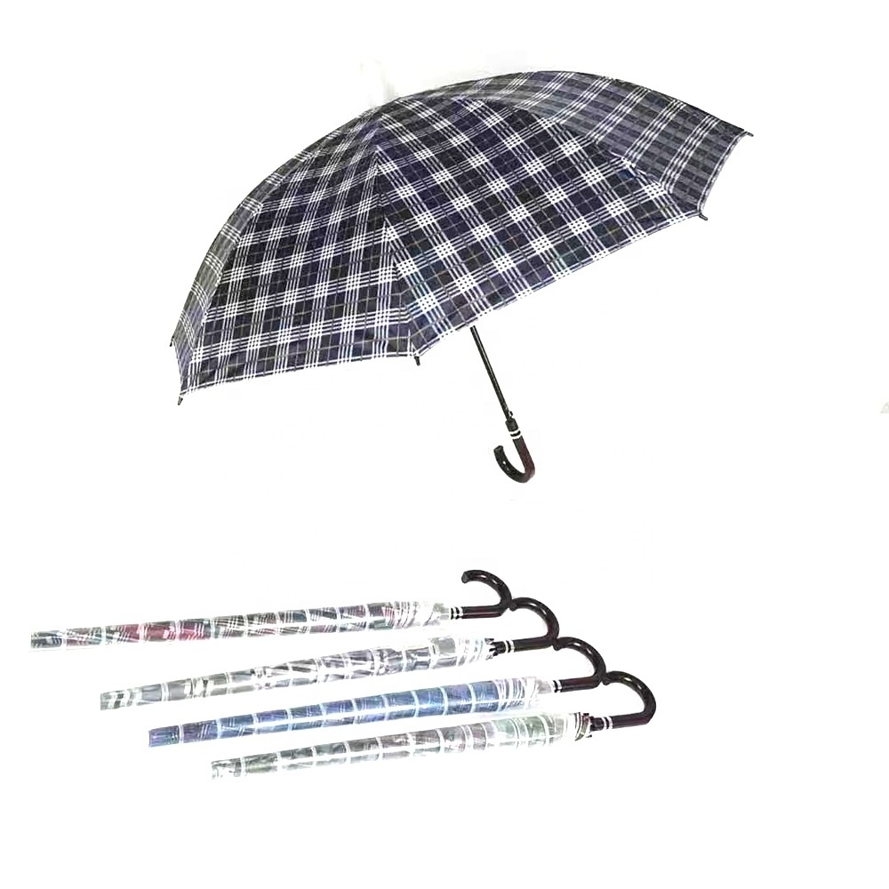 Golf Umbrella With Logo Print Extra Large Automatic Fiberglass Frame Waterproof Big Umbrella Wholesale