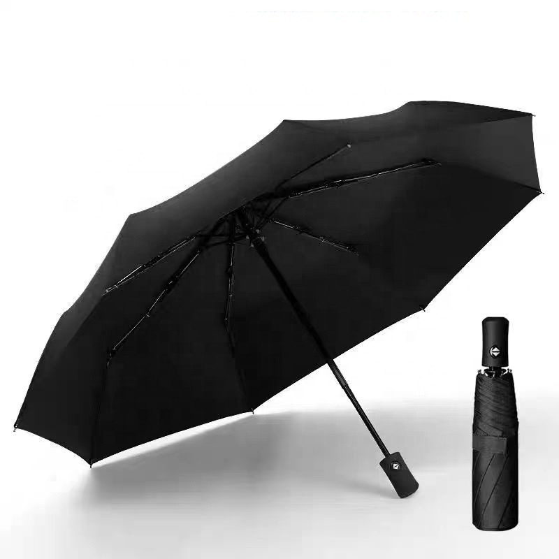 UPF 50+ UFolding Umbrella Windproof 10/12 Ribs Fibreglass Travel Compact Umbrella Foldable Automatic Open Umbrella