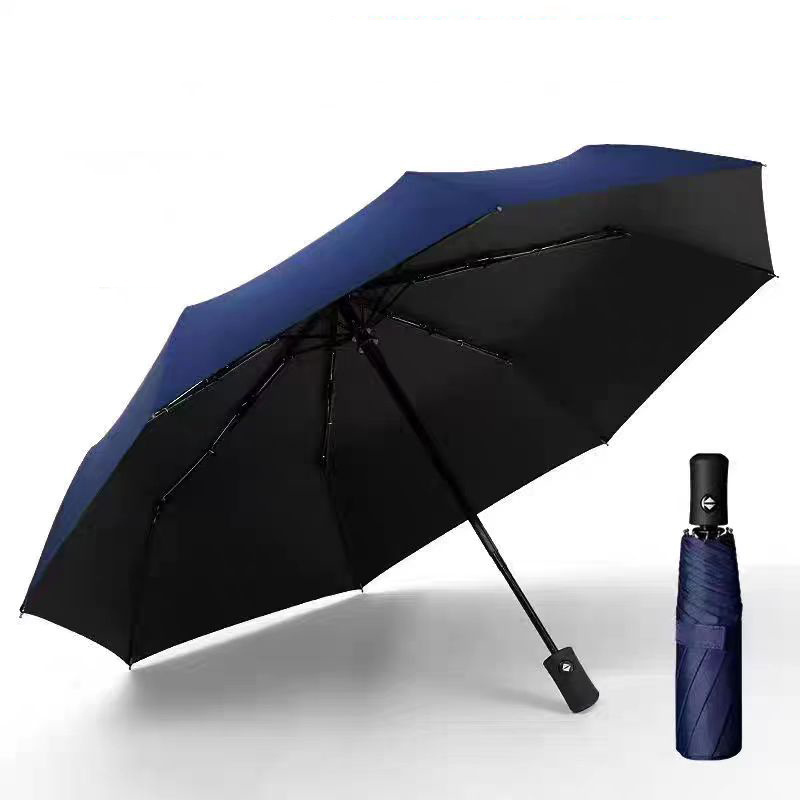 UPF 50+ UFolding Umbrella Windproof 10/12 Ribs Fibreglass Travel Compact Umbrella Foldable Automatic Open Umbrella