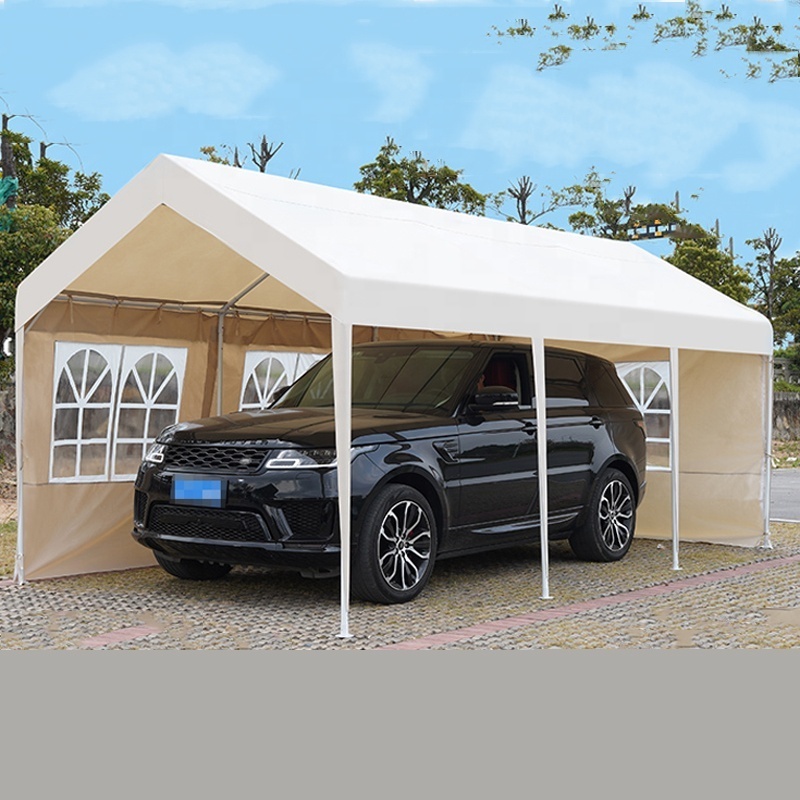 Custom Outdoor Car Shelter 20X20 Heavy Duty Carports For Car Parking Tent Portable Folding Car Garage Canopy Tent