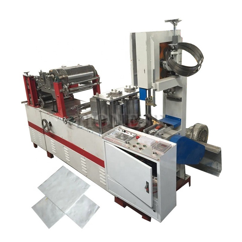 High quality full automatic napkin paper making machine/ napkin paper making machine and printer/napkin paper making machine