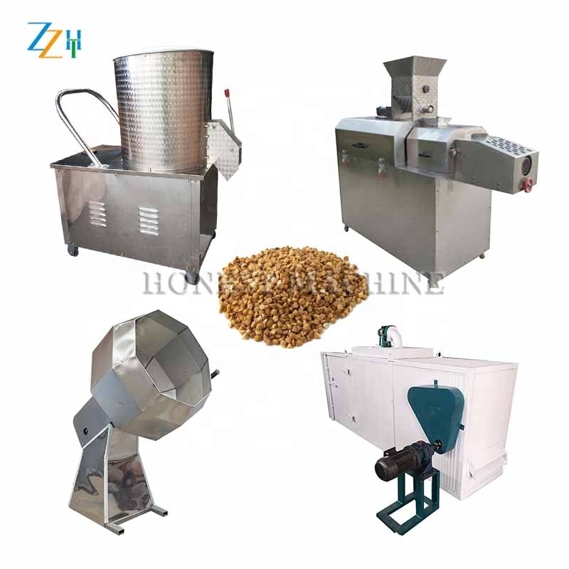 Large Capacity Poultry Feed Production Machine / Pellet Machine Animal Feed / Dry Pet Food Production Line