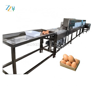 High Automation Chicken Egg Sorting Machine / Egg Washing And Grading Machine / Egg Cleaning Machine