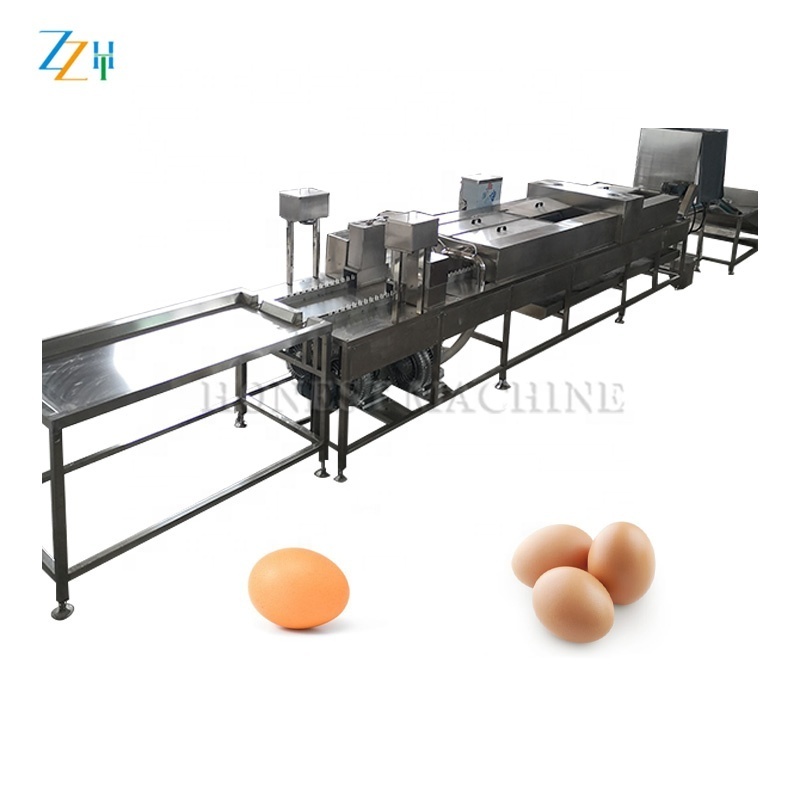 High Automation Chicken Egg Sorting Machine / Egg Washing And Grading Machine / Egg Cleaning Machine