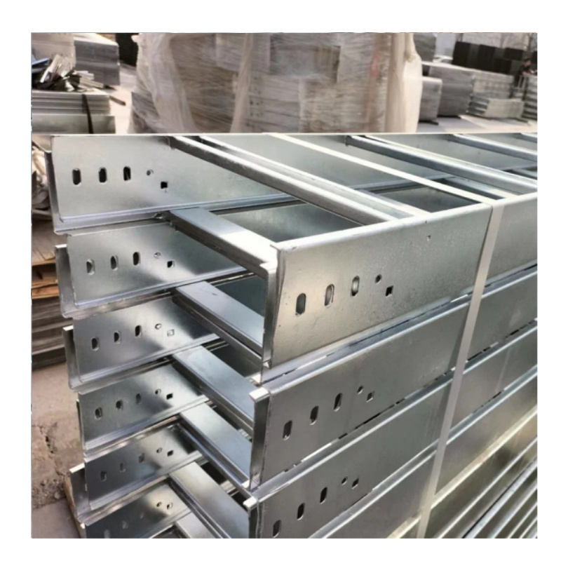 100mm 150mm 300mm 600mm galvanized steel electric cable ladder tray  hot dip galvanized ladder type cable tray