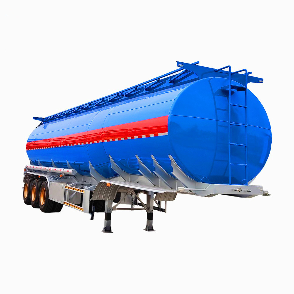 Factory Supply 3 Axle 50000 Liters Cargo Box Tanker Semi Trailers Gas Fuel Oil Diesel Tank Semi-Trailer Trailer For Sale