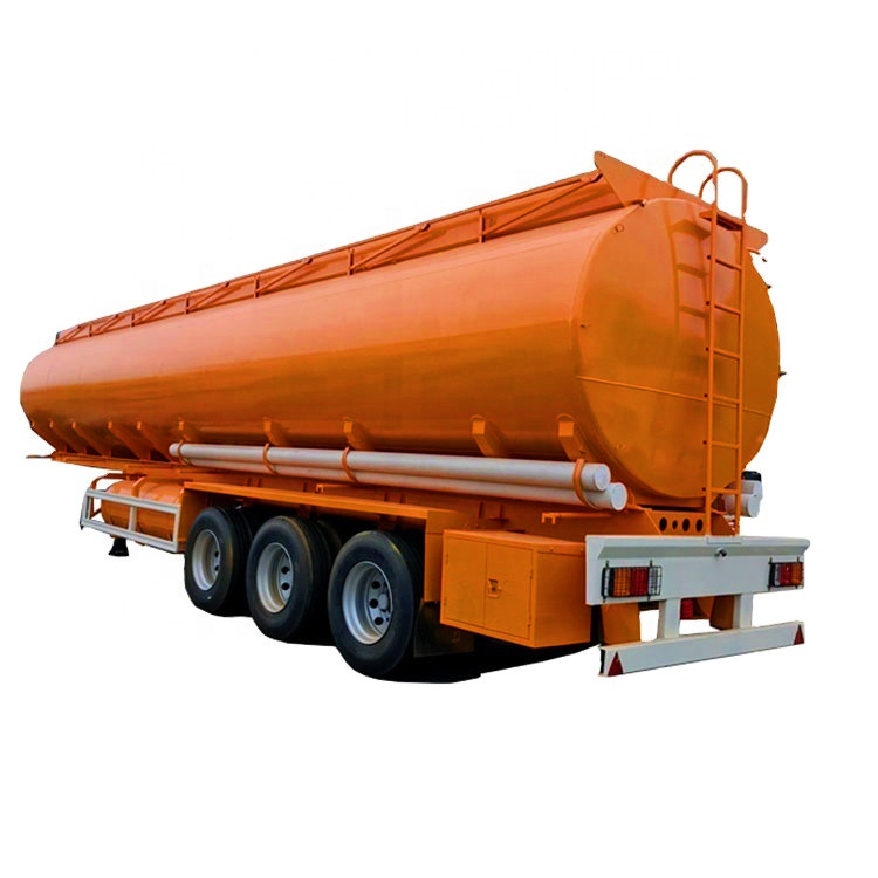 Factory Supply 3 Axle 50000 Liters Cargo Box Tanker Semi Trailers Gas Fuel Oil Diesel Tank Semi-Trailer Trailer For Sale