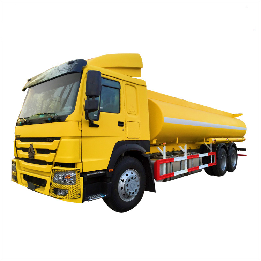 Famous Brand Howo Oil Tanker 6x4 10 Wheel Tires 20 Cbm Bitumen Aluminum Box Oil Water Transport Tanker Fuel Tank Truck For Sale