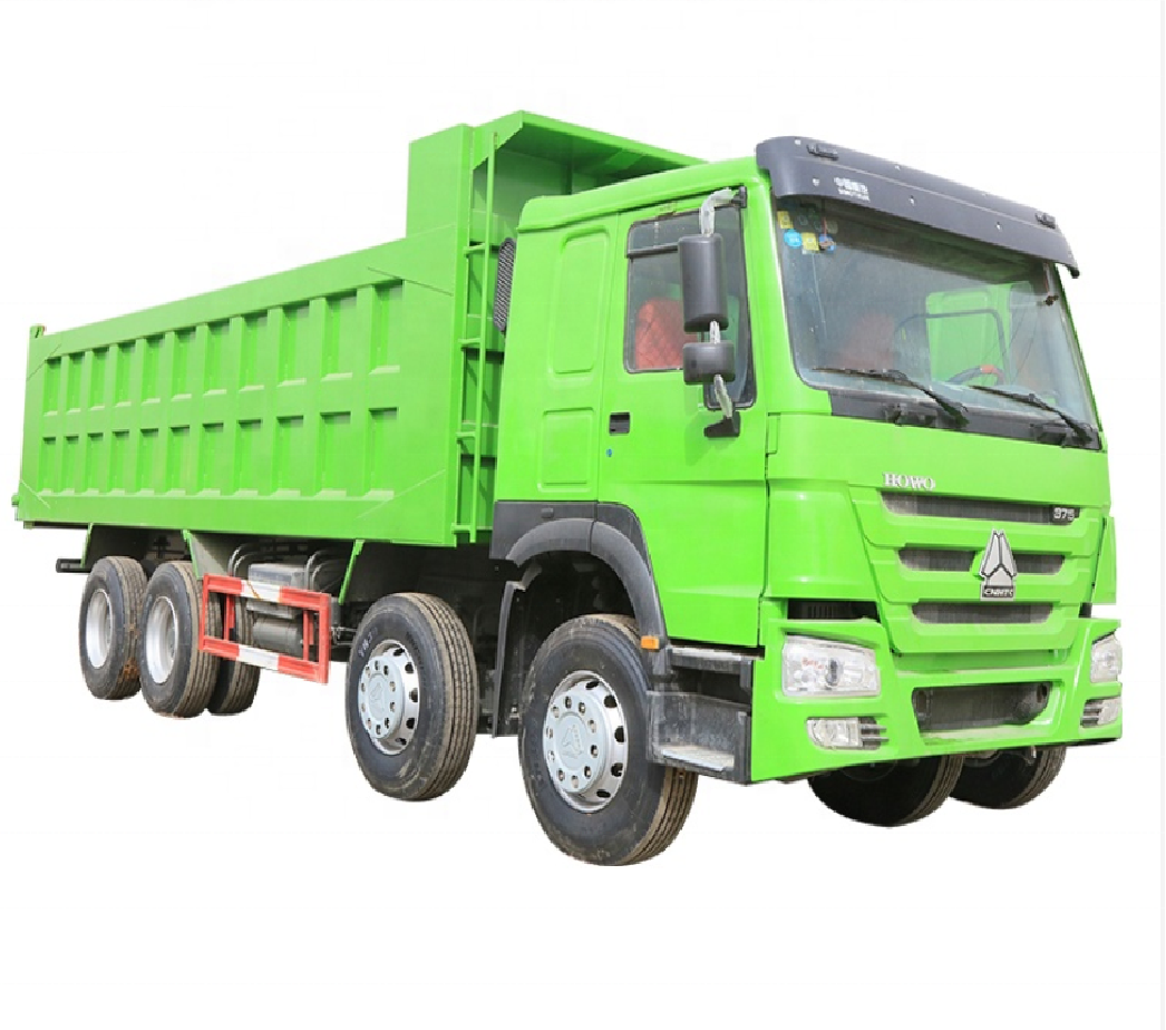 China Price Sinotruk Howo 8X4 12 Wheel  Load 40 45 Ton Rear Tipper Dumper Trucks Transport Stone Sand Mining Dump Truck For Sale