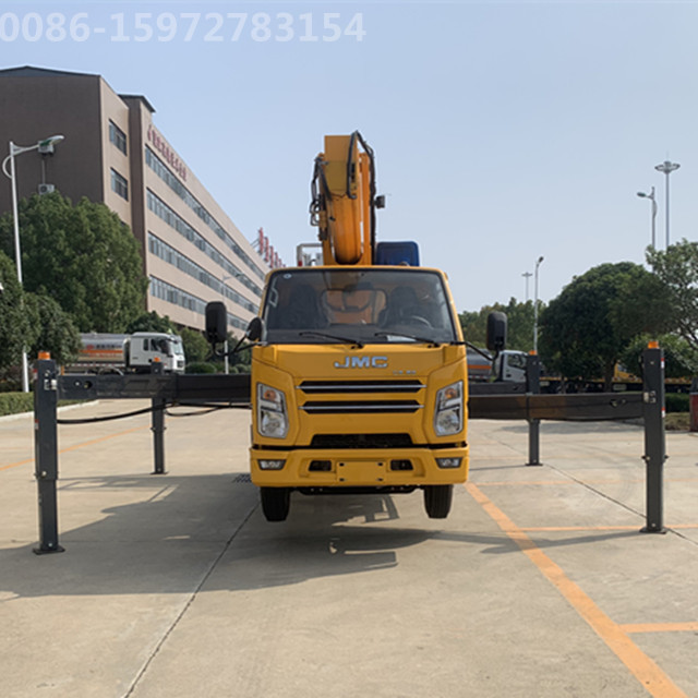 Aerial vehicle 28 meters high work vehicle The climbing car Telescopic aerial working vehicle