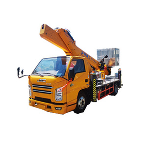 Aerial vehicle 28 meters high work vehicle The climbing car Telescopic aerial working vehicle