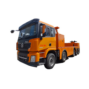 Shaanxi automobile Delong 10x4 large tow truck 460HP Euro 6 arm can lift 25 tons  wrecker truck for sale