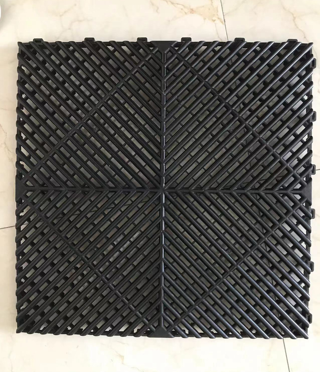 Polypropylene Car wash detailing Garage Floor Tiles Modular Floor Mats Garage