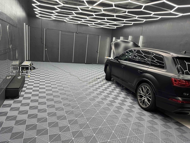 Practical Elegance: Elevate Your Car Wash Experience with Plastic Garage Floor Tiles