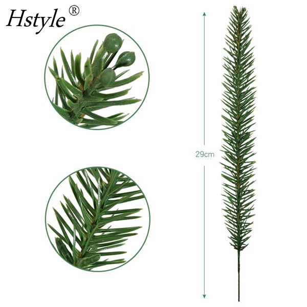 Artificial Pine Needles Branches Garland Pine Needles Greenery Pine Picks DIY Garland Wreath Christmas Embellishing FZH416